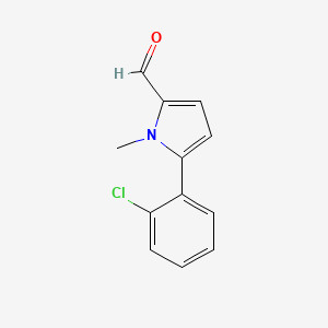 1H-Pyrrole-2-carboxaldehyde, 5-(2-chlorophenyl)-1-methyl-