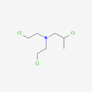 B1212497 Bis(beta-chloroethyl)-beta-chloropropylamine CAS No. 3572-69-8