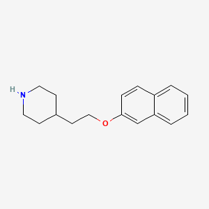 4-[2-(Naphthalen-2-yloxy)ethyl]piperidine