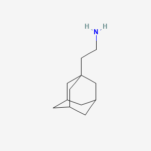 molecular formula C12H21N B1212508 1-C-乙基氨基金刚烷 CAS No. 26482-53-1