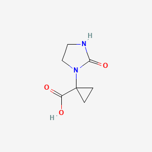 1-(2-Oxoimidazolidin-1-yl)cyclopropane-1-carboxylic acid