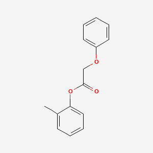 Acetic acid, phenoxy-, 2-methylphenyl ester