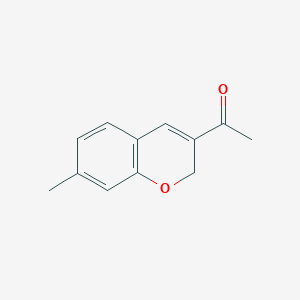 1-(7-Methyl-2H-chromen-3-YL)ethan-1-one