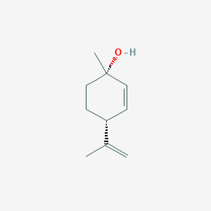 molecular formula C10H16O B121254 (1S,4R)-1-methyl-4-(prop-1-en-2-yl)cyclohex-2-enol CAS No. 22972-51-6