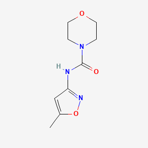 N-(5-methyl-1,2-oxazol-3-yl)morpholine-4-carboxamide