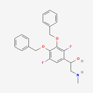 1-[2,5-Difluoro-3,4-bis(phenylmethoxy)phenyl]-2-(methylamino)ethanol