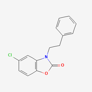 5-chloro-3-(2-phenylethyl)-1,3-benzoxazol-2(3H)-one