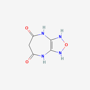 1H-[1,2,5]Oxadiazolo[3,4-b][1,4]diazepine-5,7(3H,4H)-dione, 6,8-dihydro-