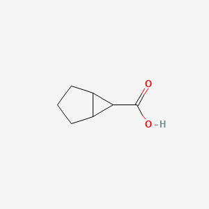 molecular formula C7H10O2 B1212556 Bicyclo[3.1.0]hexane-6-carboxylic acid CAS No. 4971-24-8
