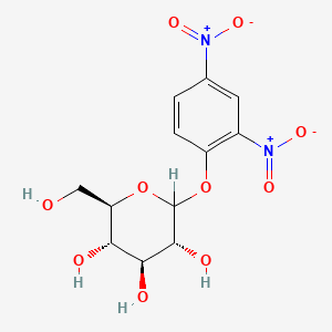 molecular formula C12H14N2O10 B1212559 2',4'-二硝基苯基葡萄糖苷 CAS No. 25775-97-7