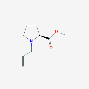 molecular formula C9H15NO2 B121256 (S)-Methyl 1-allylpyrrolidine-2-carboxylate CAS No. 152668-35-4