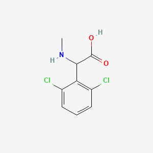 2-(2,6-Dichlorophenyl)-2-(methylamino)acetic acid