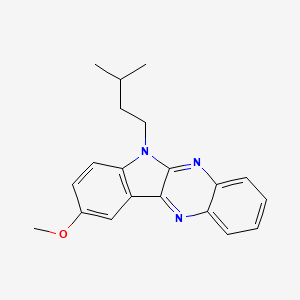 2-Methoxy-5-(3-methylbutyl)indolo[2,3-b]quinoxaline