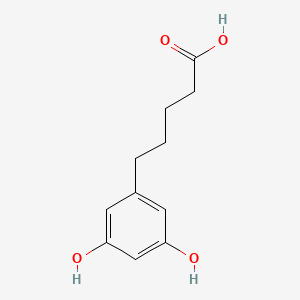 molecular formula C11H14O4 B12125712 3,5-Dihydroxybenzenepentanoic Acid 