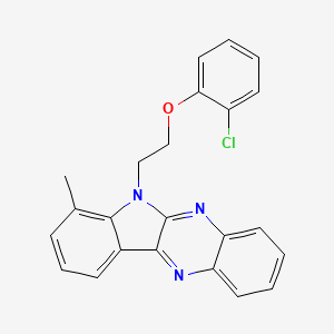 6-[2-(2-chlorophenoxy)ethyl]-7-methyl-6H-indolo[2,3-b]quinoxaline