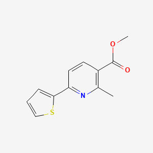 Methyl 2-methyl-6-(thiophen-2-yl)nicotinate