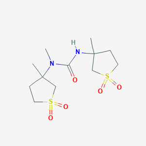 1-Methyl-1,3-bis(3-methyl-1,1-dioxidotetrahydrothiophen-3-yl)urea