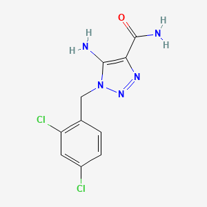 1H-1,2,3-Triazole-4-carboxamide, 5-amino-1-[(2,4-dichlorophenyl)methyl]-