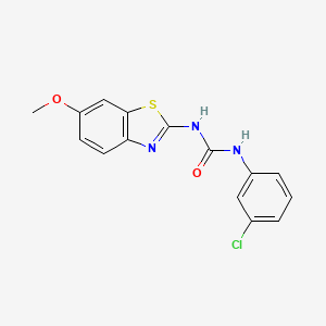 1-(3-Chlorophenyl)-3-(6-methoxy-1,3-benzothiazol-2-yl)urea