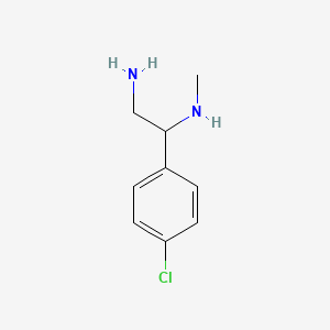 1-(4-chlorophenyl)-N-methylethylene-1,2-diamine