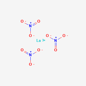 molecular formula LaN3O9 B1212601 硝酸镧 CAS No. 35099-99-1