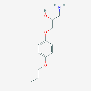 1-Amino-3-(4-propoxyphenoxy)propan-2-ol