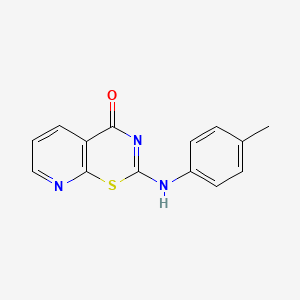 2-(4-Methylanilino)-4-pyrido[3,2-e][1,3]thiazinone