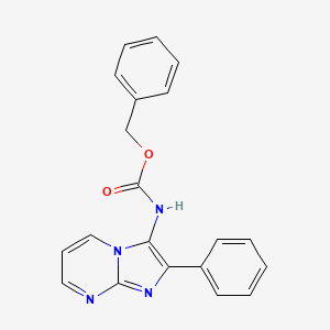 Benzyl (2-phenylimidazo[1,2-a]pyrimidin-3-yl)carbamate