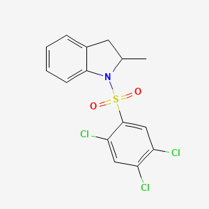 2,4,5-Trichloro-1-[(2-methylindolinyl)sulfonyl]benzene