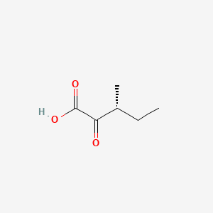 molecular formula C6H10O3 B1212611 (R)-2-Oxo-3-methylpentanoate CAS No. 61748-89-8