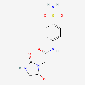 2-(2,5-dioxoimidazolidin-1-yl)-N-(4-sulfamoylphenyl)acetamide