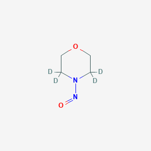molecular formula C4H8N2O2 B121263 3,3,5,5-Tetradeutero-N-nitrosomorpholine CAS No. 61578-30-1