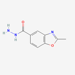 5-Benzoxazolecarboxylic acid, 2-methyl-, hydrazide