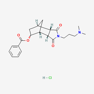 molecular formula C21H27ClN2O4 B1212636 Unii-vwe67Z9UM6 CAS No. 53023-30-6