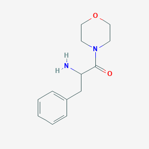 molecular formula C13H18N2O2 B12126362 2-Amino-1-(morpholin-4-YL)-3-phenylpropan-1-one 