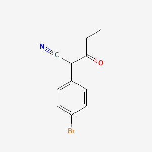 2-(4-Bromo-phenyl)-3-oxo-valeronitrile