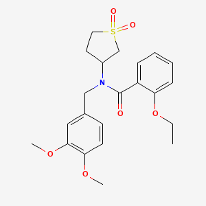 N-(3,4-dimethoxybenzyl)-N-(1,1-dioxidotetrahydrothiophen-3-yl)-2-ethoxybenzamide