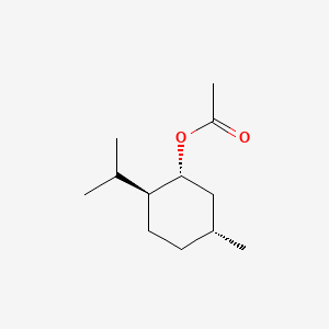 molecular formula C12H22O2 B1212664 乙酸薄荷酯 CAS No. 89-48-5
