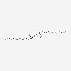 molecular formula C24H46O2 B1212665 10,13-Dimethyl-11-docosyne-10,13-diol CAS No. 69727-13-5
