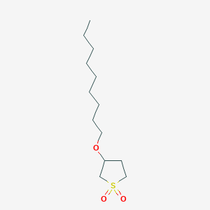 molecular formula C13H26O3S B12126665 3-Nonyloxythiolane-1,1-dione 