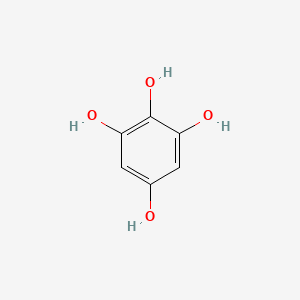 molecular formula C6H6O4 B1212690 1,2,3,5-Tetrahydroxybenzene CAS No. 634-94-6