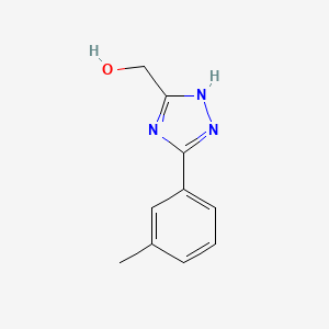 1H-1,2,4-Triazole-5-methanol, 3-(3-methylphenyl)-