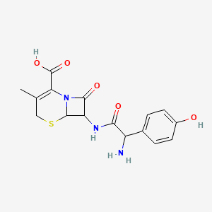 molecular formula C16H17N3O5S B1212693 Oracefal 