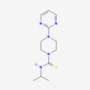 N-(propan-2-yl)-4-(pyrimidin-2-yl)piperazine-1-carbothioamide