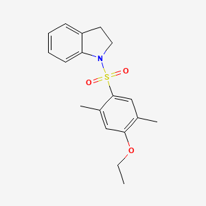 [(4-Ethoxy-2,5-dimethylphenyl)sulfonyl]indoline