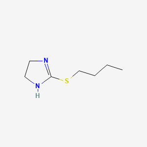 molecular formula C7H14N2S B12127112 2-(Butylthio)-4,5-dihydro-1H-imidazole CAS No. 62059-38-5