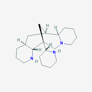 molecular formula C20H35N3 B1212715 Ormosanine 