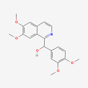 molecular formula C20H21NO5 B1212717 Papaverinol CAS No. 482-76-8