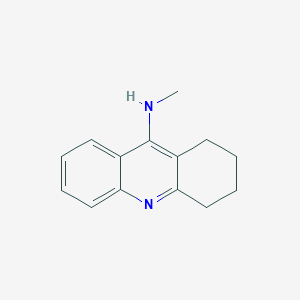 molecular formula C14H16N2 B1212718 N-methyl-1,2,3,4-tetrahydroacridin-9-amine CAS No. 316-88-1
