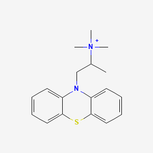 molecular formula C18H23N2S+ B1212724 噻嗪铵 CAS No. 2338-21-8